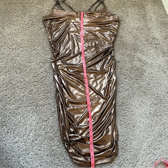 Sabora bodycon dress gold large - Picture 7 of 7